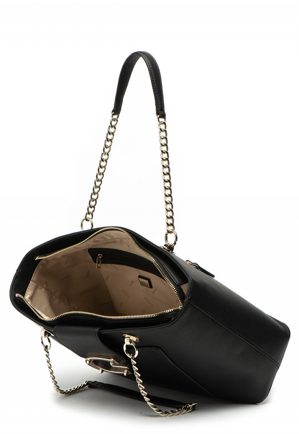 Чанта Camila от еко кожа с метално лого